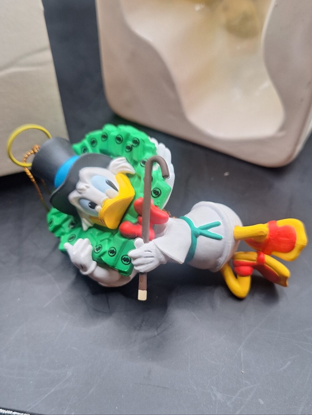 Walt Disney Scrooge McDuck Christmas Ornament is a charming collectible.